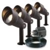 4x Focus Spot - Complete set - Garden Lights