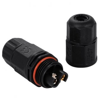 Waterdichte kabelverbinder - schroefdraad bevestiging - IP67 connector