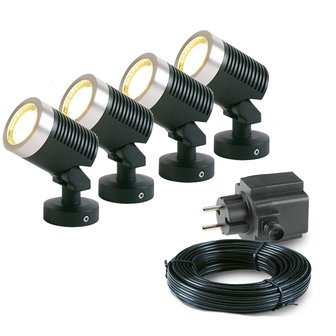 4x Arcus Spot - Complete set - Garden Lights