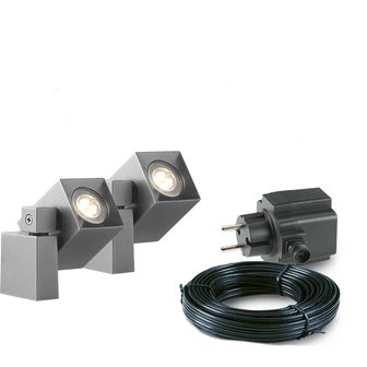 2x Nano Wandspot - Complete set - Garden Lights