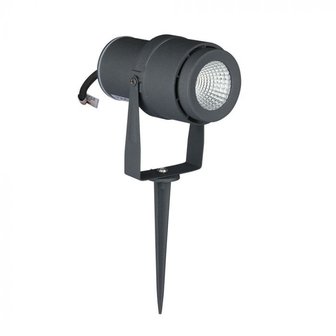 Tuinlamp - Warm wit - 12 Watt - Grijze behuizing - V-Tac 857