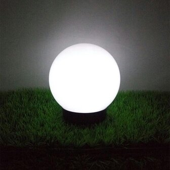 LED tuinbol 20cm - Solar - Wit