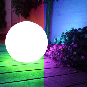 LED tuinbol 15cm - Solar - Multi color