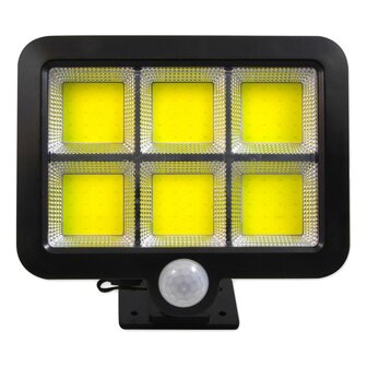 4W LED schijnwerper - Met zonnepaneel - 250 Lumen - Met PIR sensor