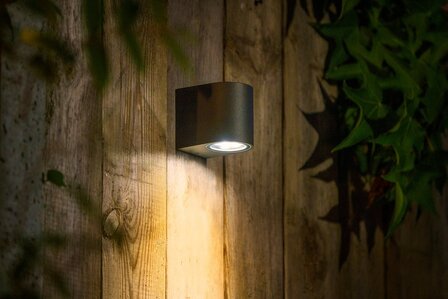 Gilvus Wandspot - 4 Watt - Antraciet - Garden Lights
