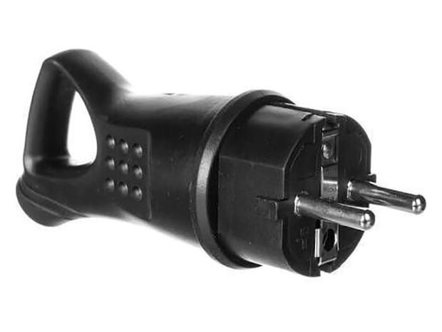 Stekker rubber waterdicht - 230V - Premium Orno