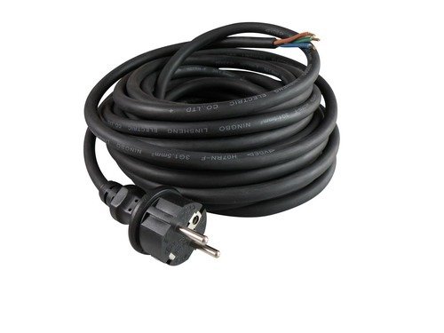 Vooruitgang Zich verzetten tegen Nylon Neopreen buiten kabel 10 meter - 3x 1.5mm met stekker - garden-light