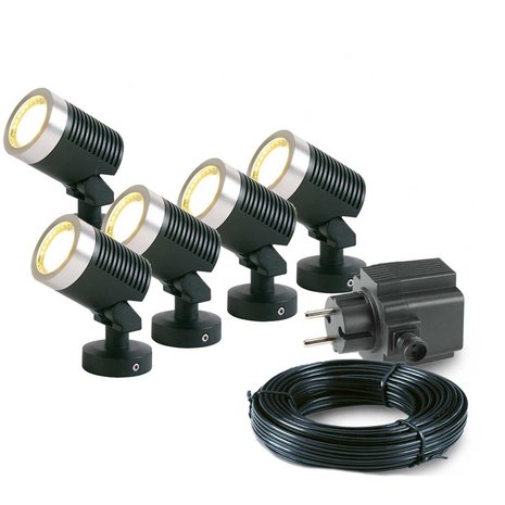 5x Arcus Spot - Complete set - Garden Lights